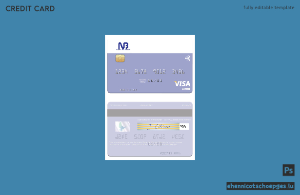 Beispielvorschau der Visa-Debitkarte der Nationalbank von Malawi
